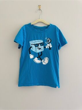 Appaman Boys Ice Cube Fan Graphic T-Shirt, Size 8, Blue